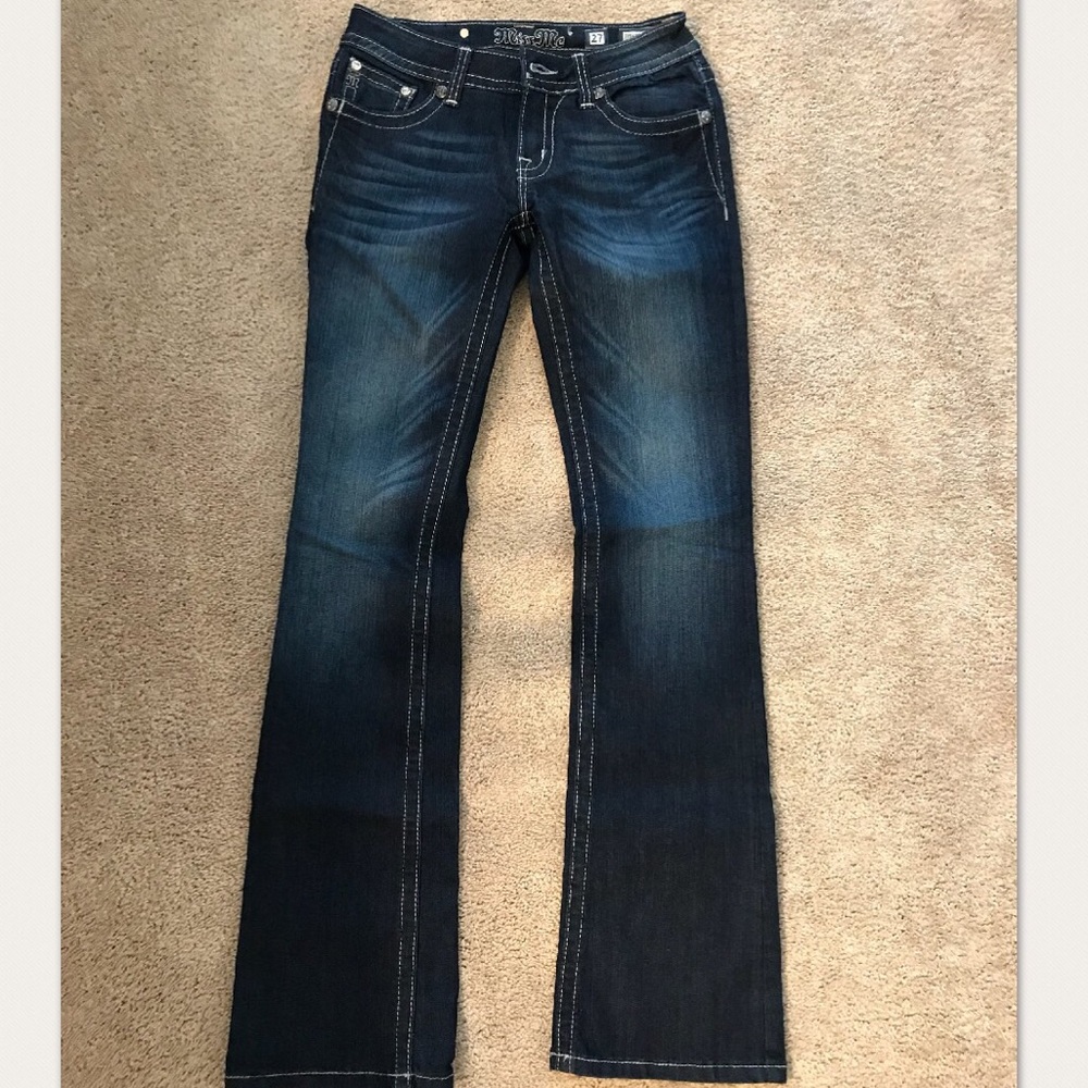 Miss Me boot cut jeans size 27!!